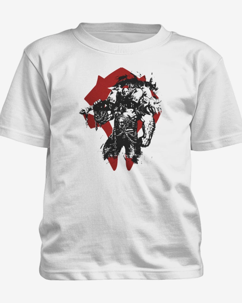 Polera de niño Blanco de Garrosh de la Horda