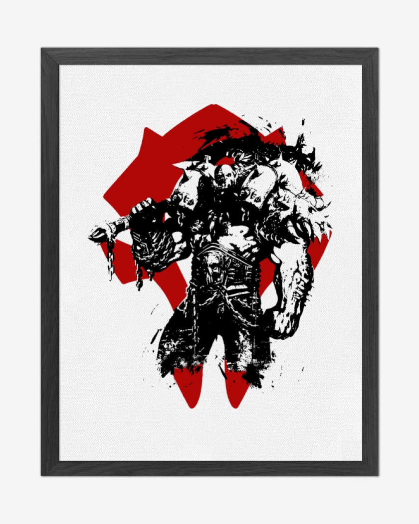 Cuadro decorativo Blanco de Garrosh de la Horda