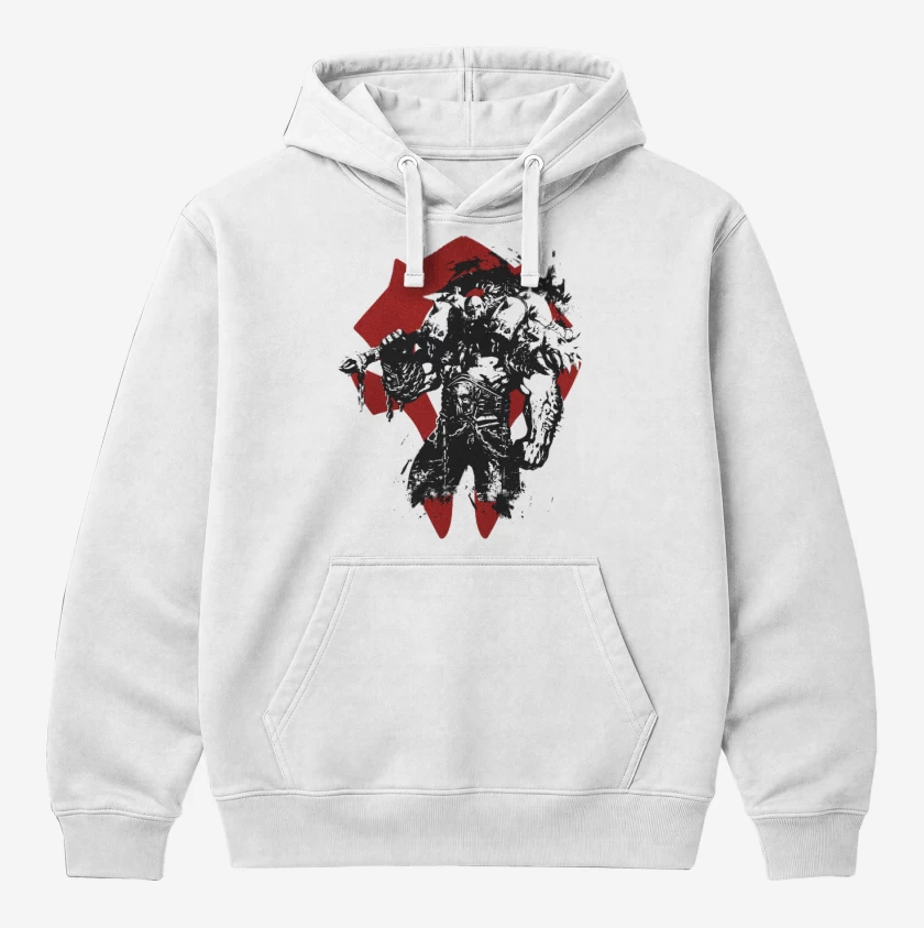 Polerón Canguro Blanco de Garrosh de la Horda