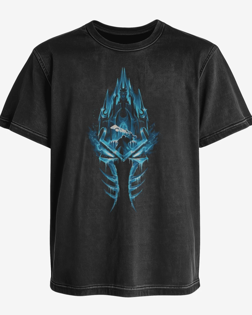 Polera desgastada Arthas Frozen throne