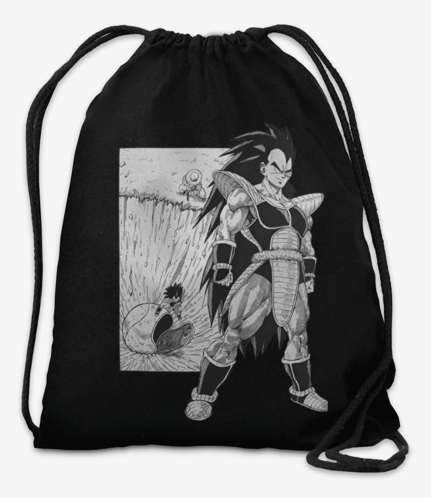 Mochila Negro de La llegada de Raditz