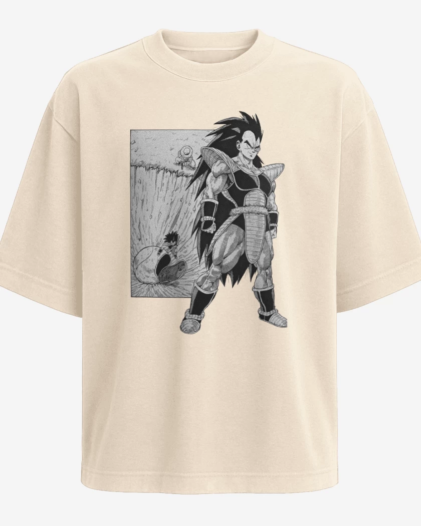 Polera Oversize Beige de La llegada de Raditz