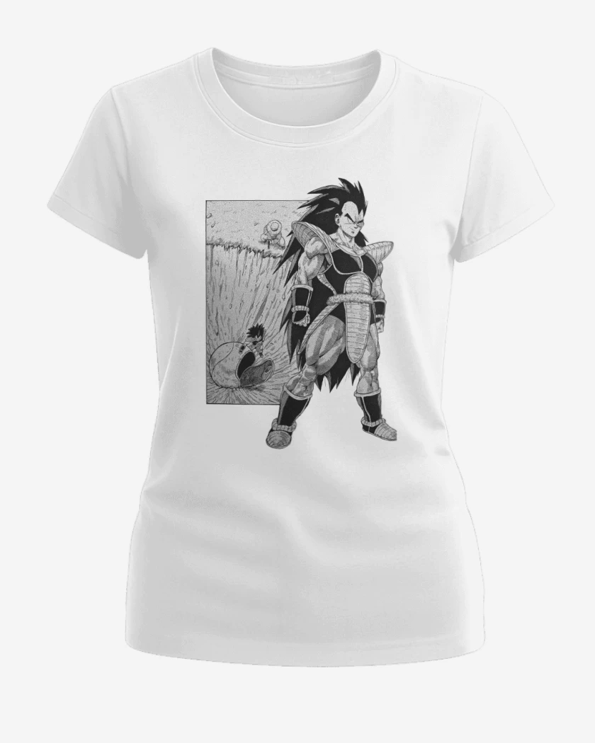 Polera de Mujer Blanco de La llegada de Raditz