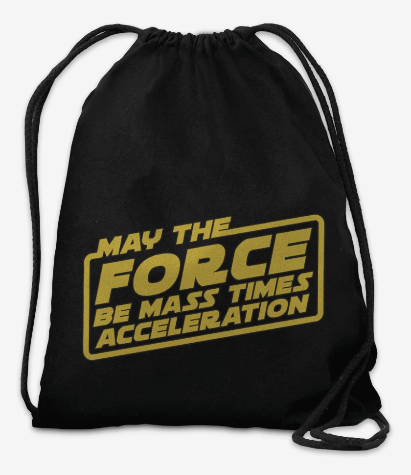 Mochila Negro de May the force be