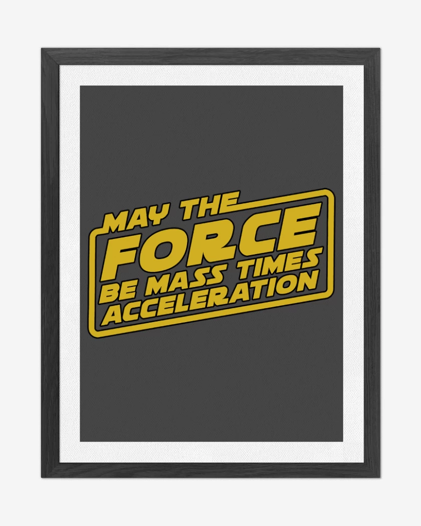 Cuadro decorativo Carbon de May the force be