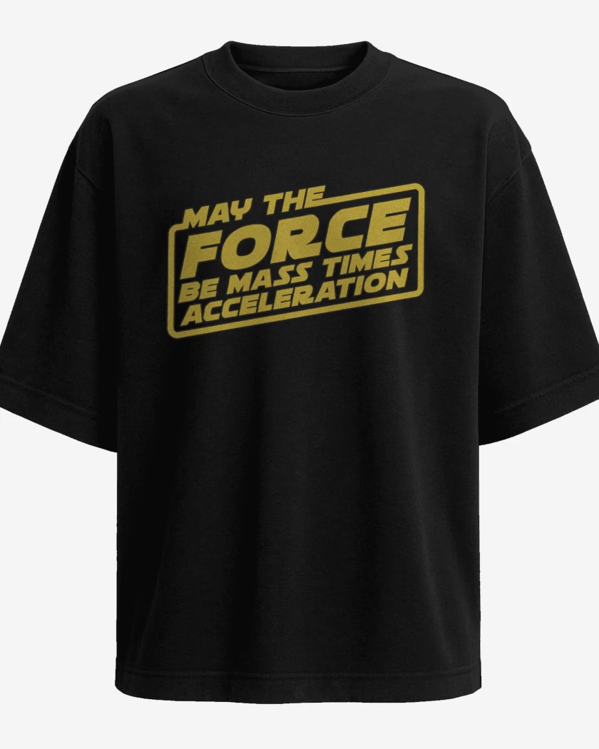 Polera Oversize May the force be