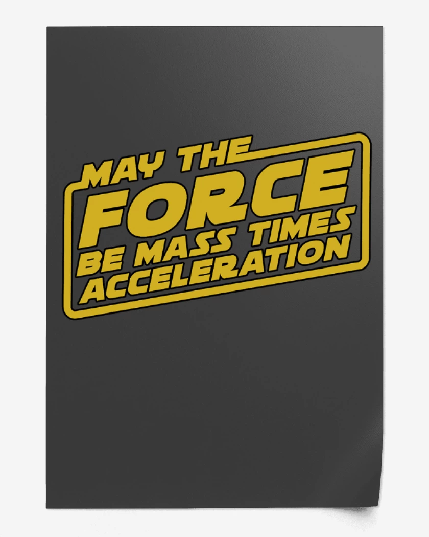 Print May the force be