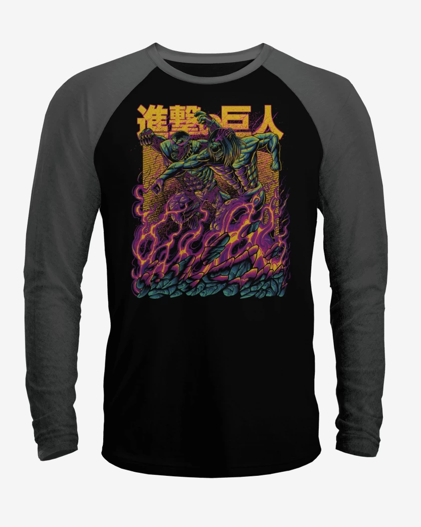 Polera Raglan Pelea de Titanes
