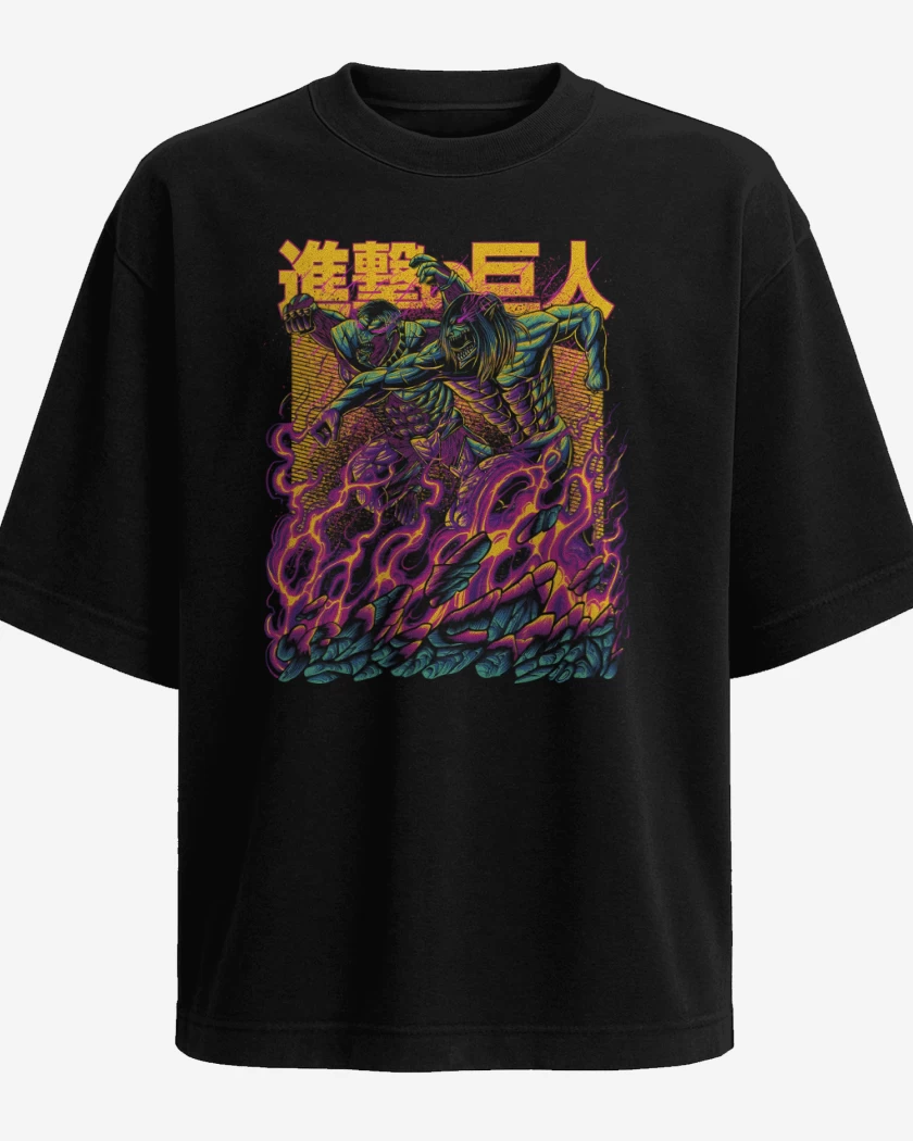 Polera Oversize Pelea de Titanes