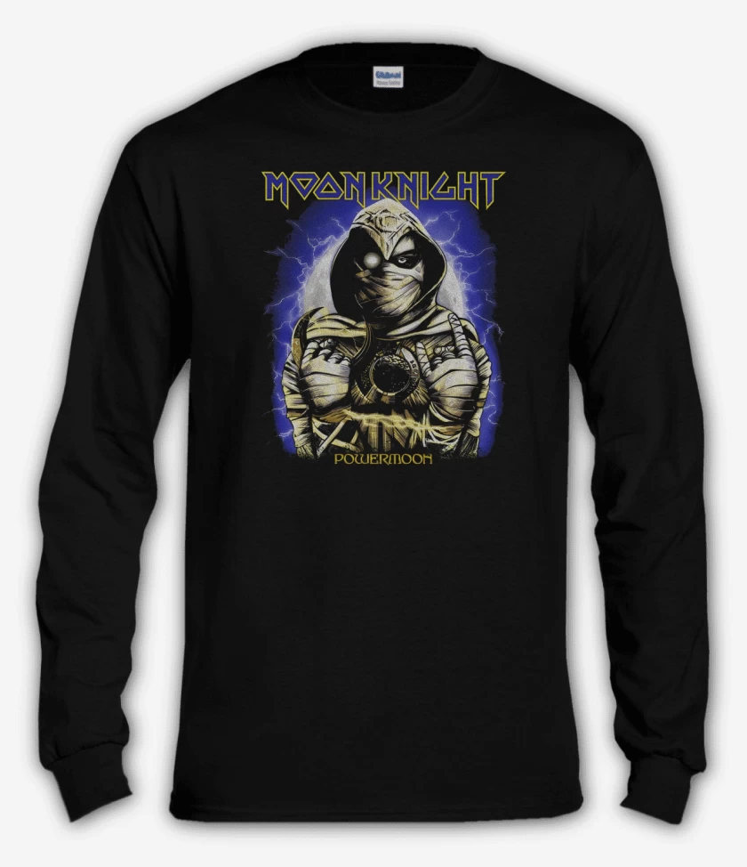 Polera manga larga Negro de Powermoon
