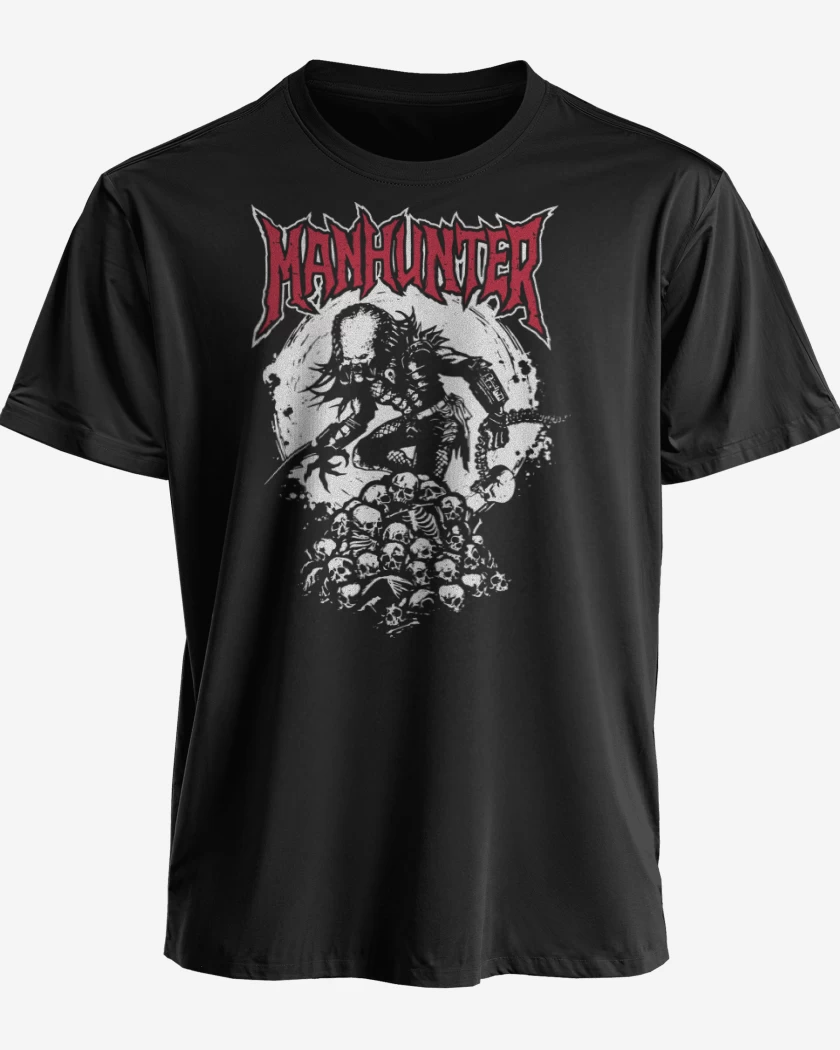 Polera premium Negro de Manhunter
