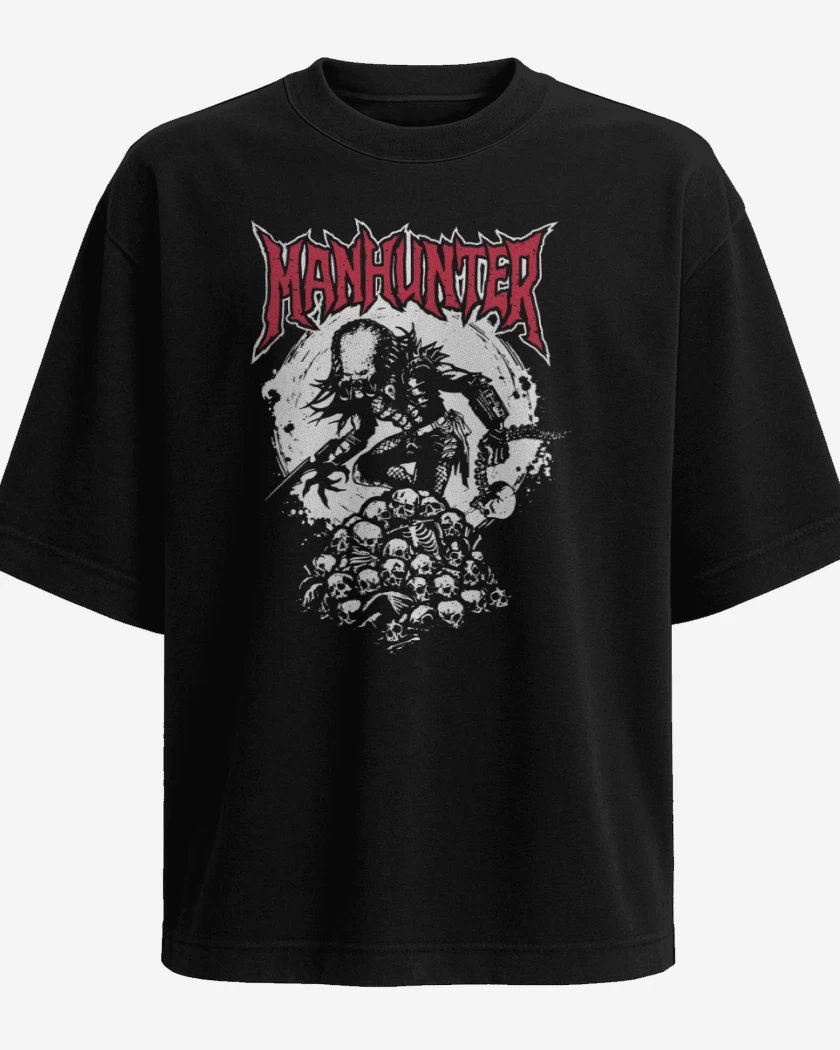 Polera Oversize Negro de Manhunter