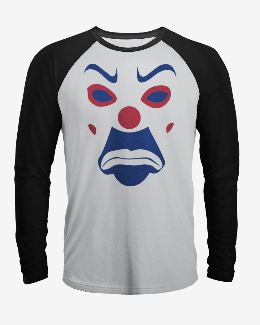 Polera Raglan Blanco / Negro de Mask