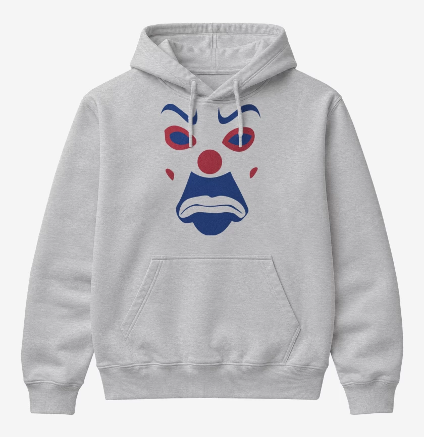 Poleron Canguro básico Gris Melange de Mask