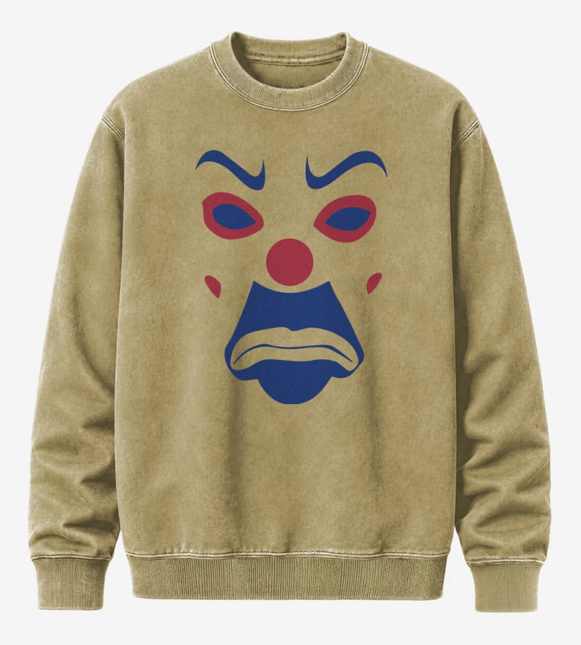 Poleron Polo Acid Wash Beige de Mask