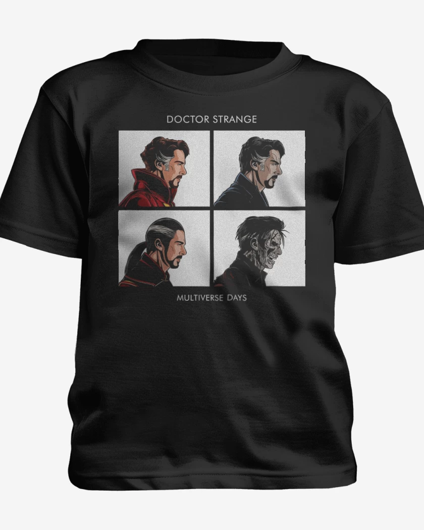 Polera de niño Negro de Multiverse Days