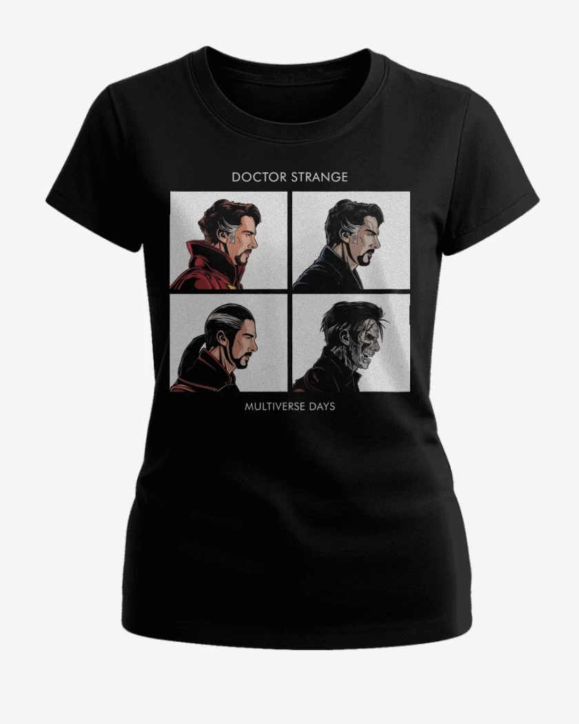 Polera de Mujer Negro de Multiverse Days
