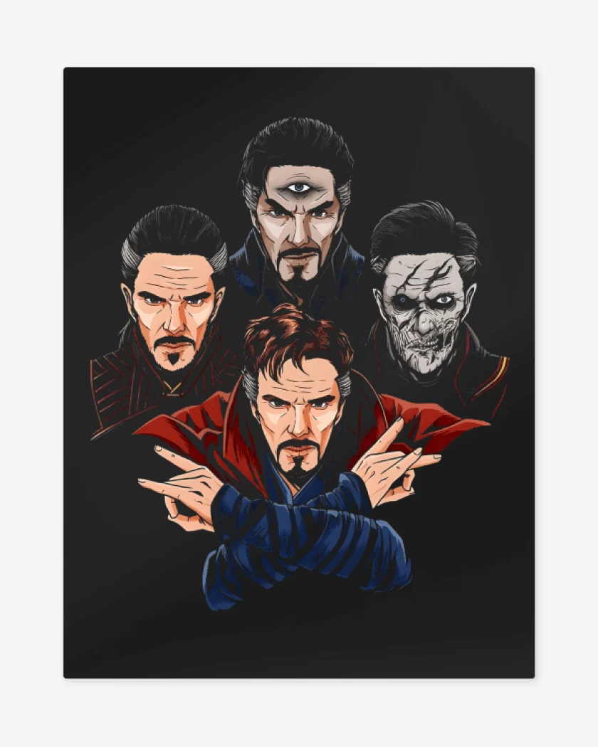 Print metalico Negro de Strange Rhapsody