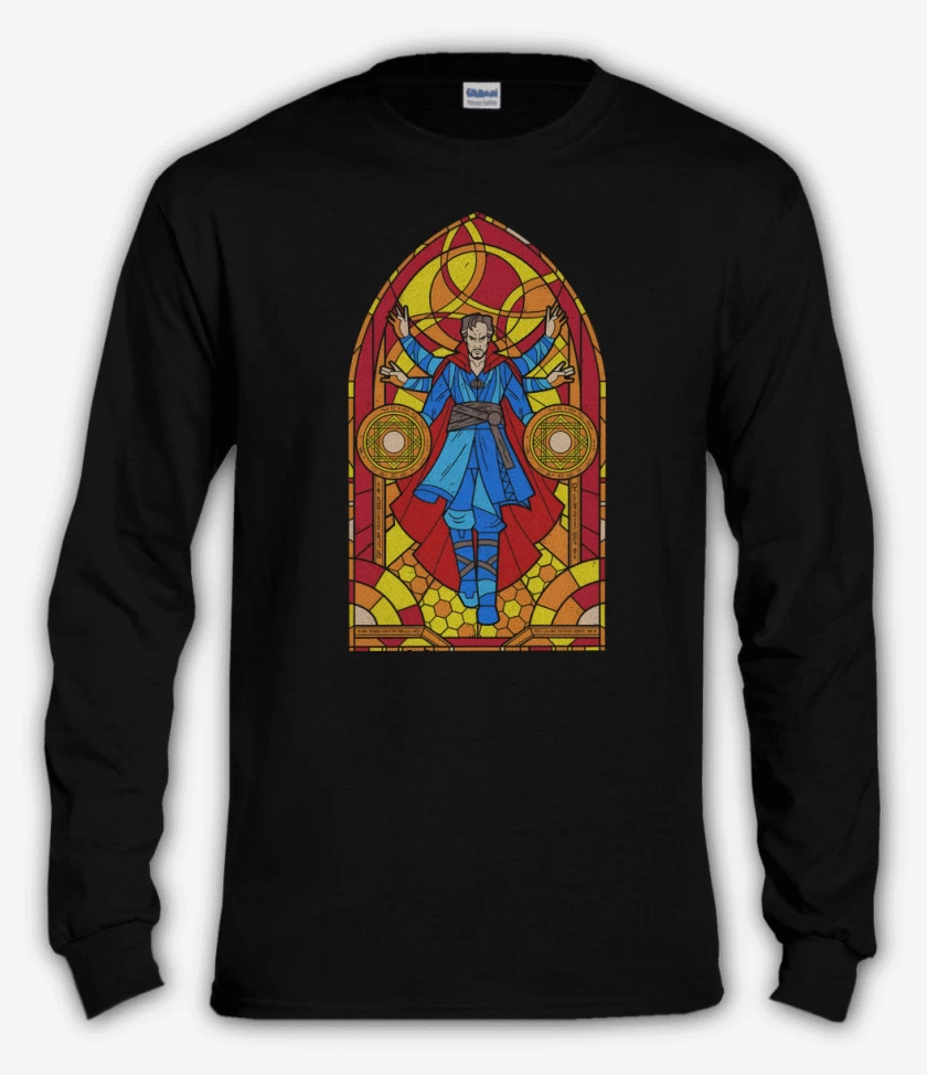 Polera manga larga Negro de Holy Strange