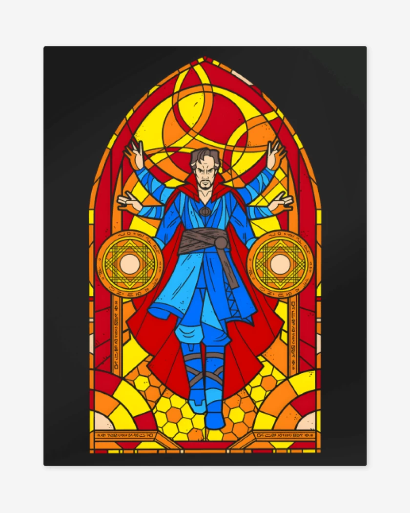 Print metalico Negro de Holy Strange