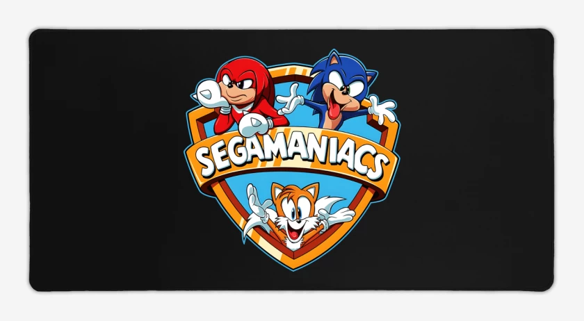 Mouse pad Gamer Negro de Segamaniacs
