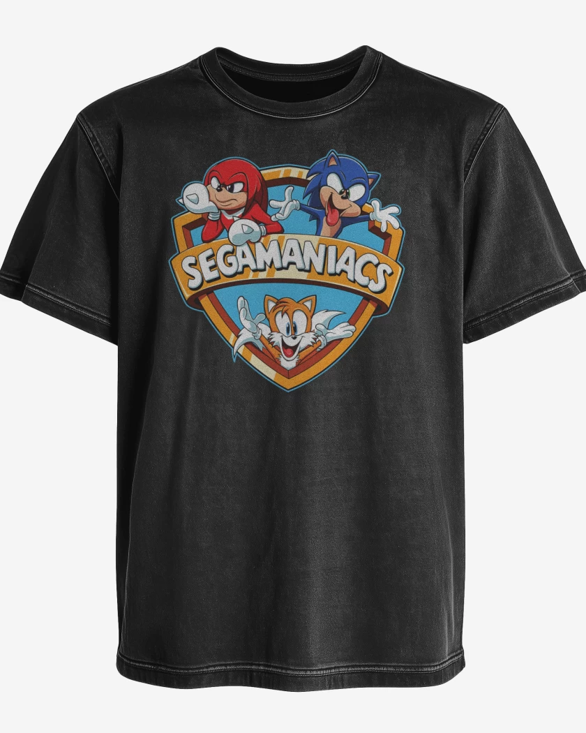 Polera desgastada Segamaniacs