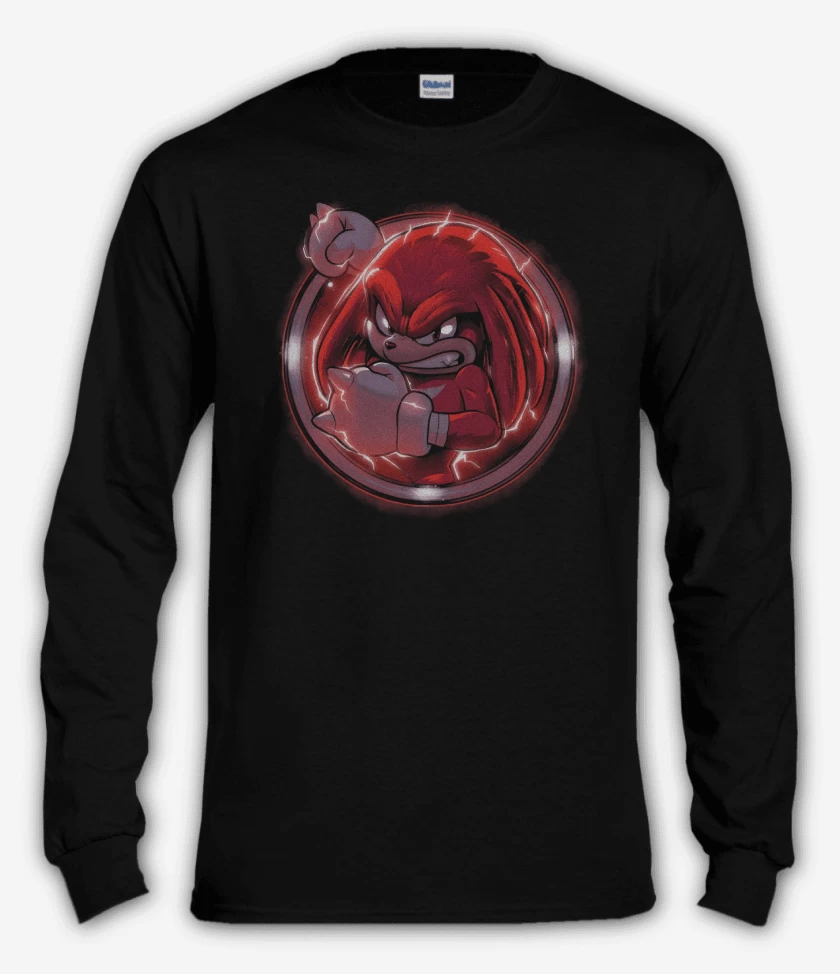 Polera manga larga Negro de Nudillos