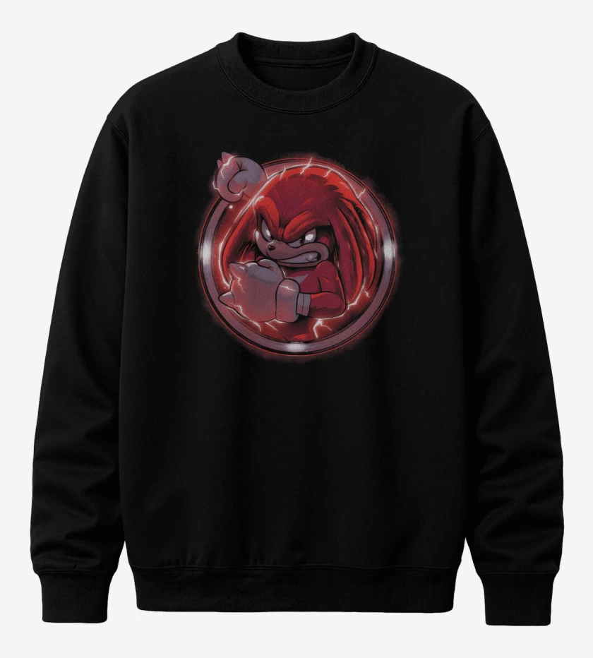 Poleron polo Negro de Nudillos