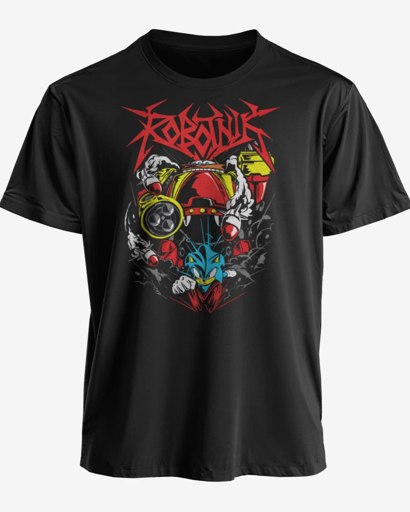 Polera premium Negro de Robotnik