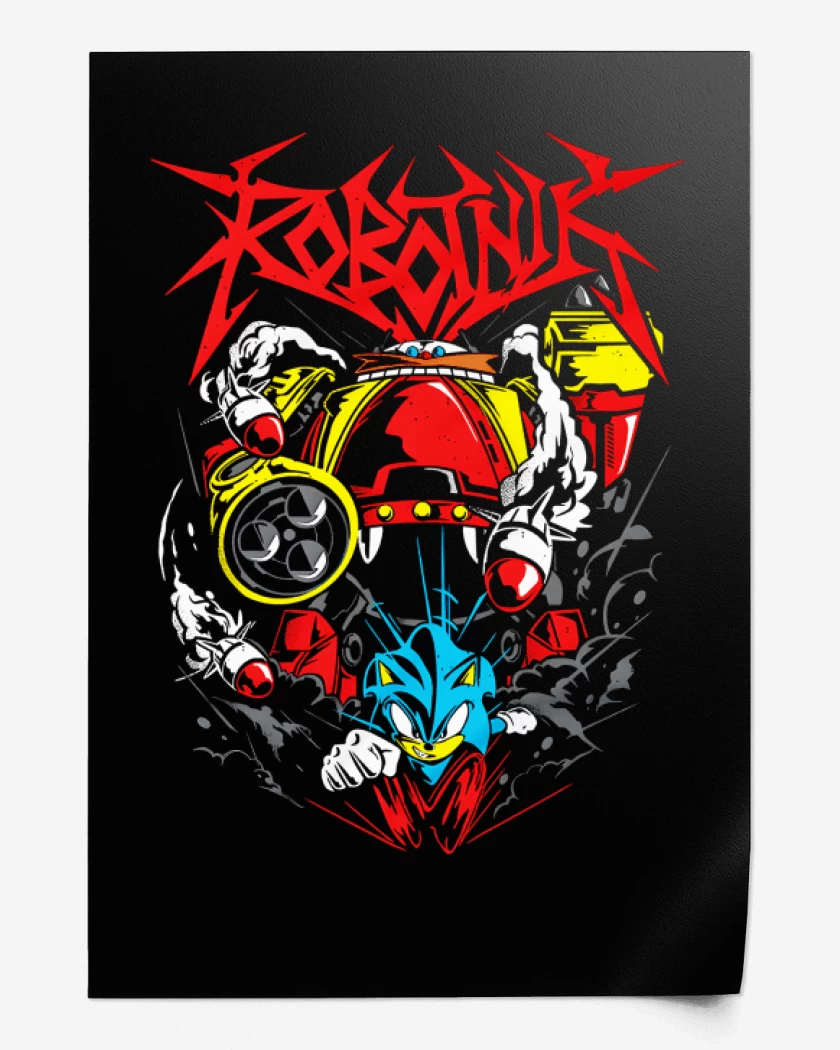 Print Negro de Robotnik