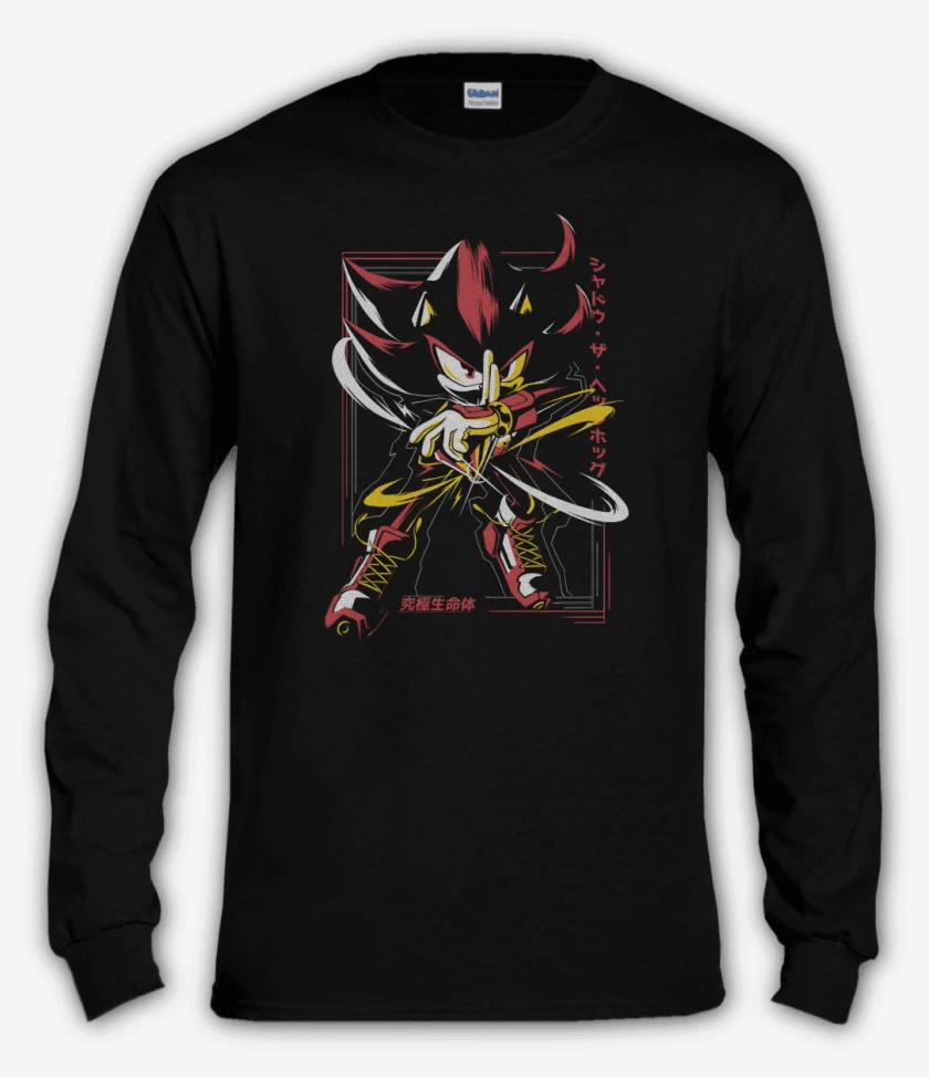 Polera manga larga Sombra el Erizo