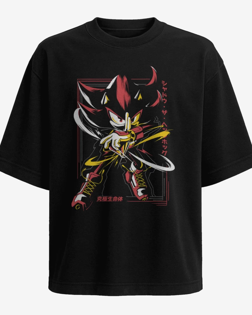 Polera Oversize Sombra el Erizo