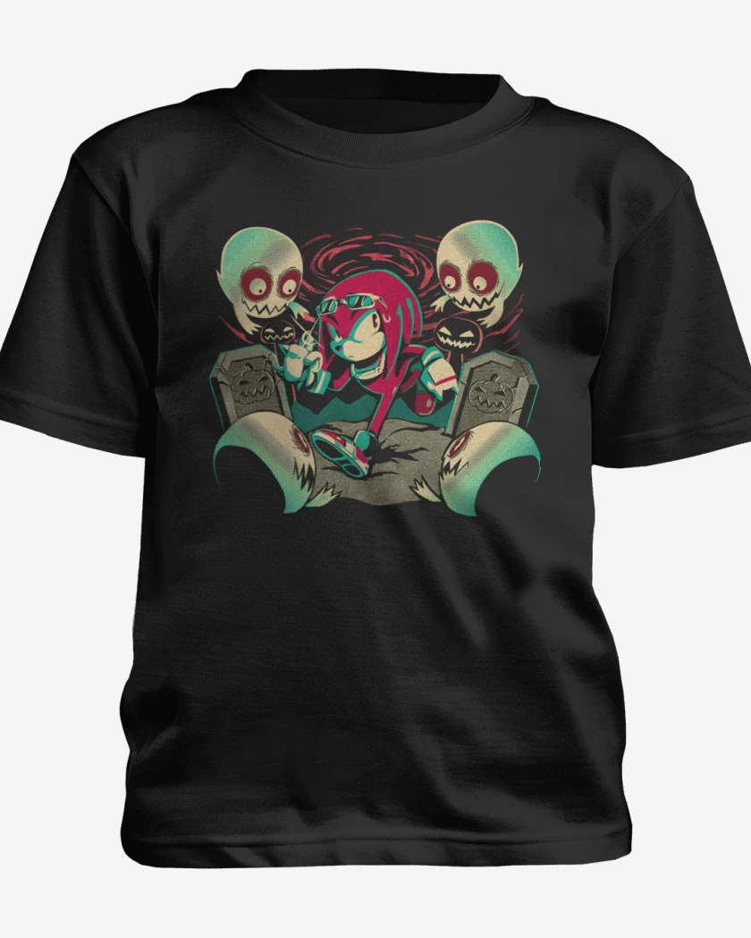 Polera de niño Negro de Nudillos Fantasmas