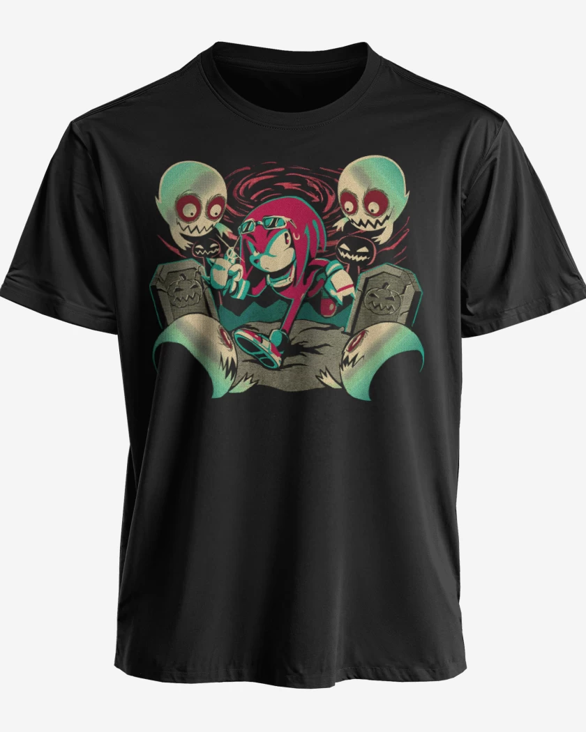 Polera premium Negro de Nudillos Fantasmas