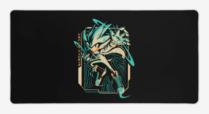Mouse pad Gamer Negro de Silver