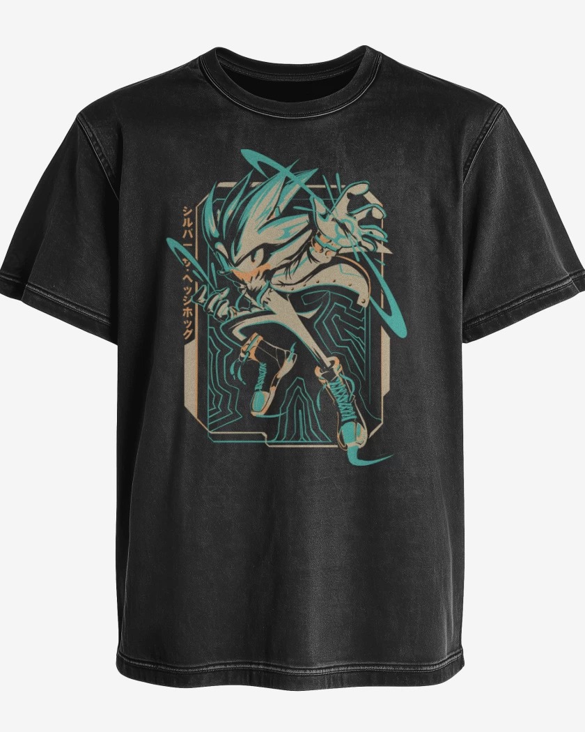 Polera desgastada Silver
