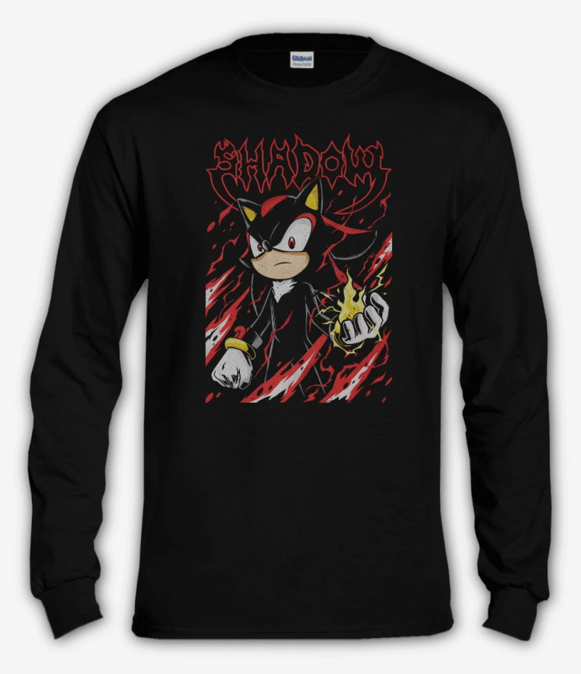 Polera manga larga Negro de Shadow