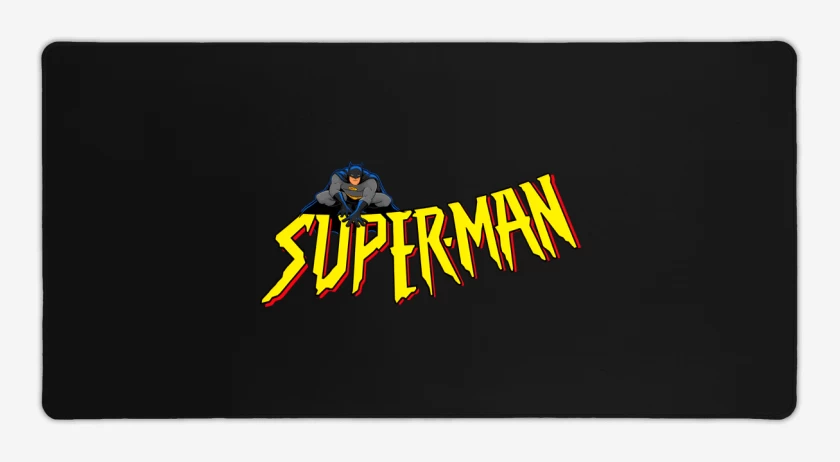 Mouse pad Gamer Negro de Super-man?