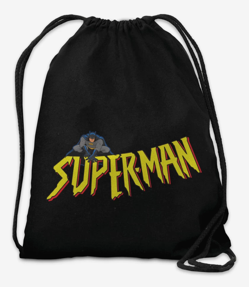 Mochila Negro de Super-man?