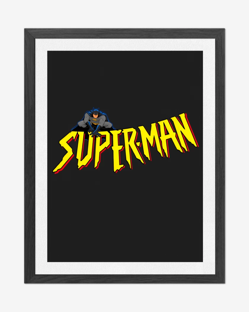 Cuadro decorativo Super-man?