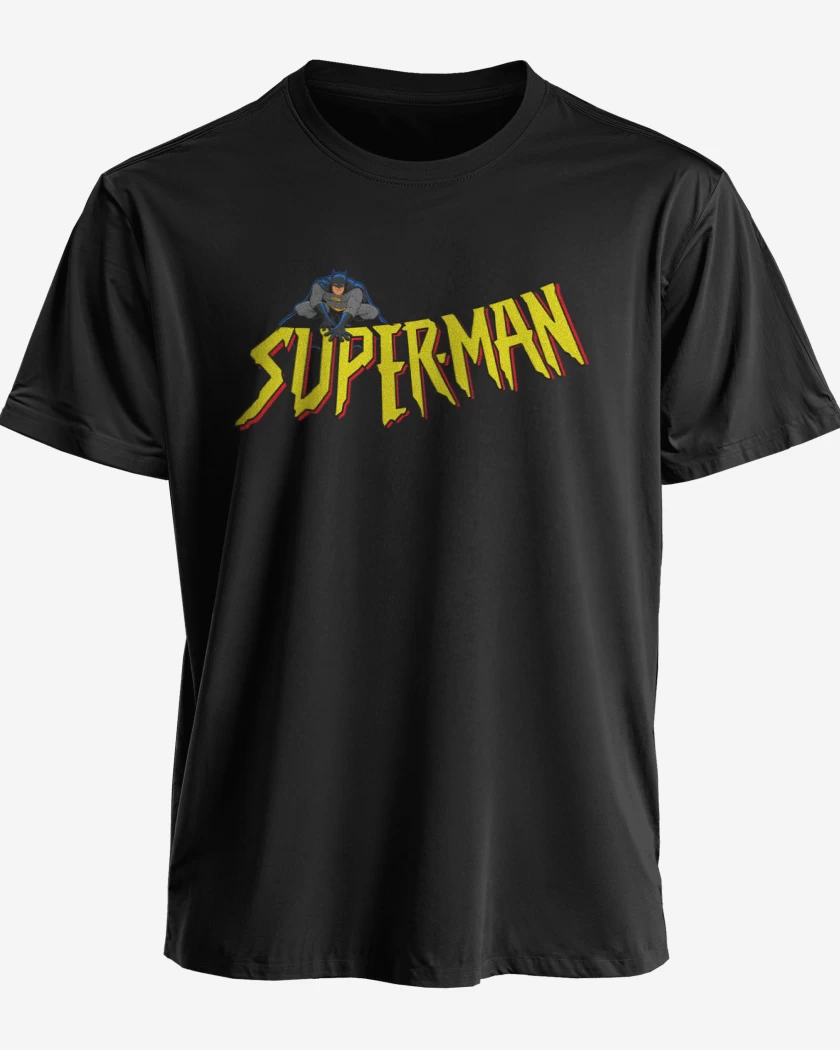 Polera premium Negro de Super-man?