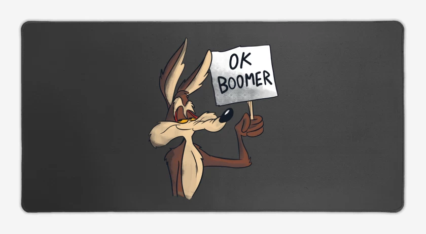 Mouse pad Gamer Carbon de OK Boomer