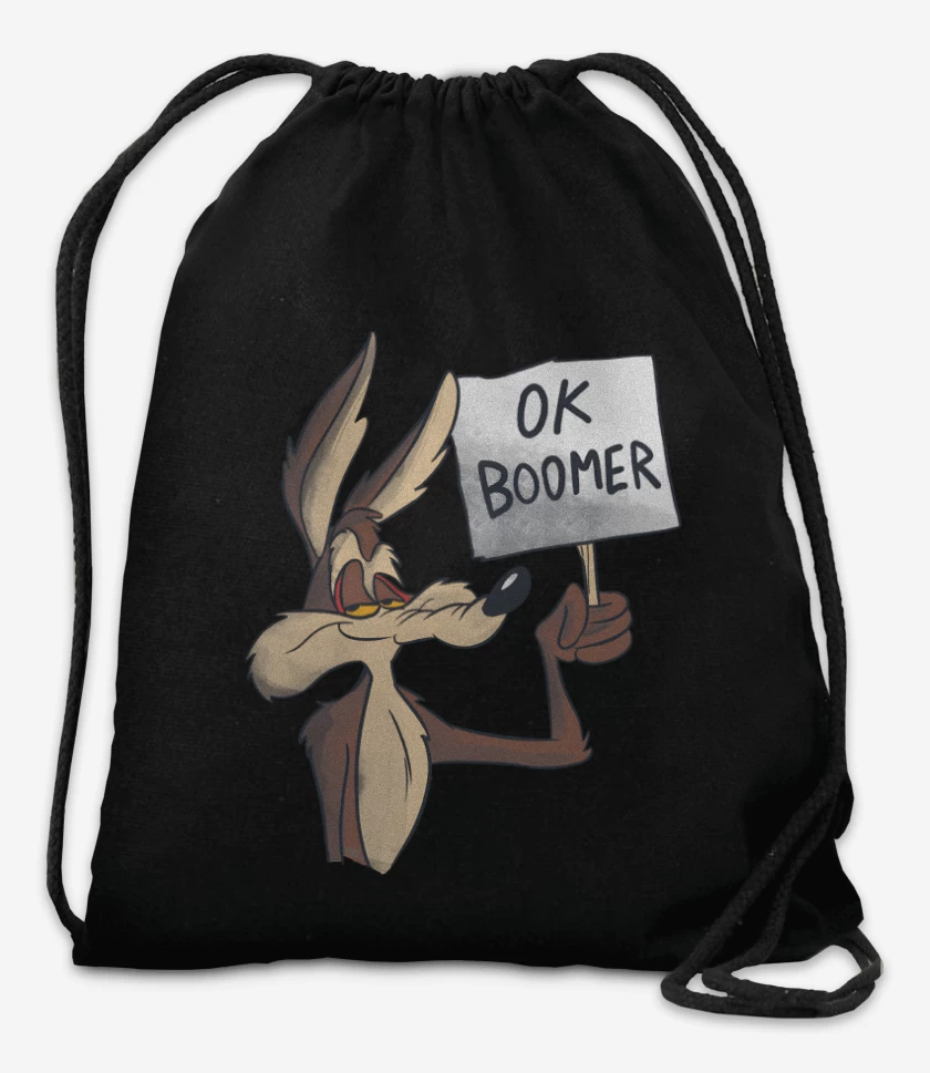 Mochila Negro de OK Boomer