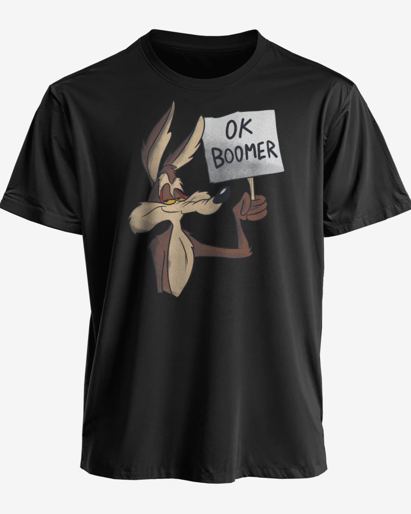 Polera premium Negro de OK Boomer