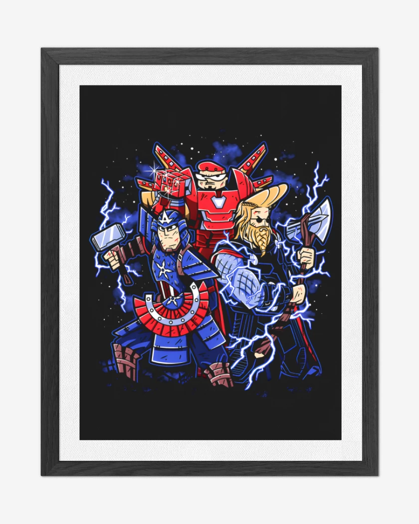 Cuadro decorativo Cartoonvengers