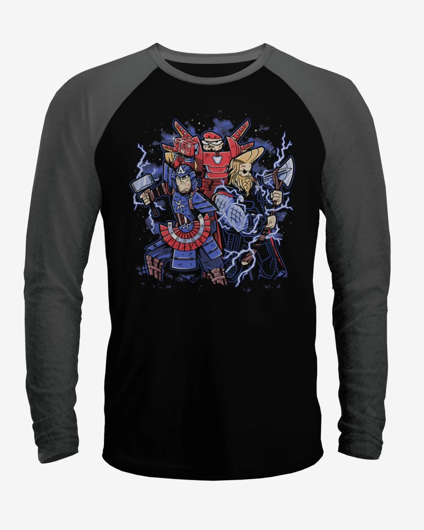 Polera Raglan Cartoonvengers