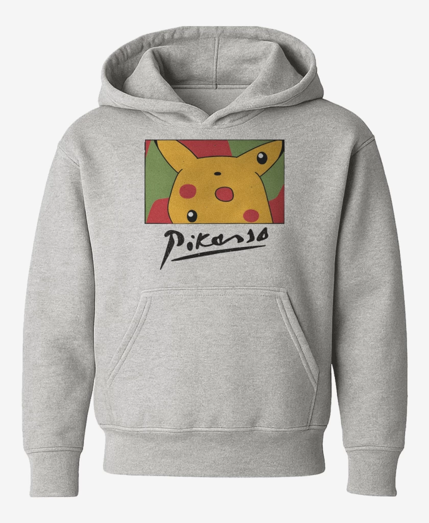 Poleron de niño Gris Melange de Pikasso