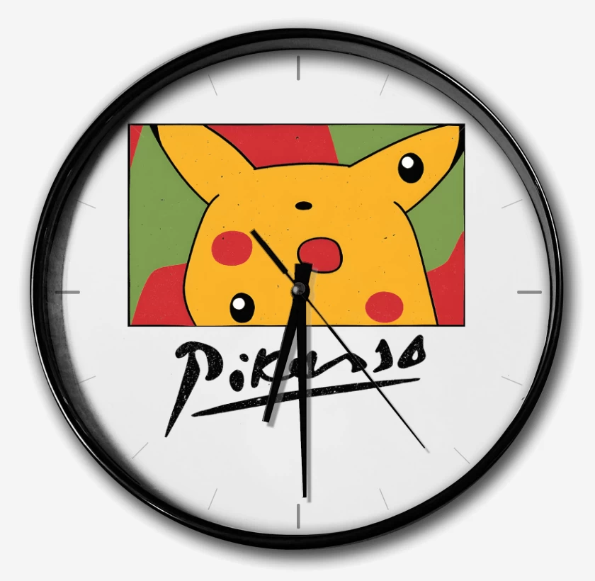 Reloj Blanco de Pikasso