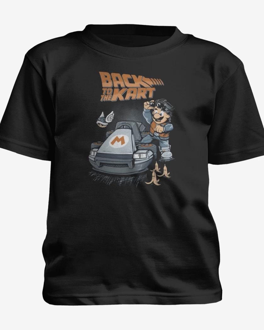 Polera de niño Negro de Back to the Kart