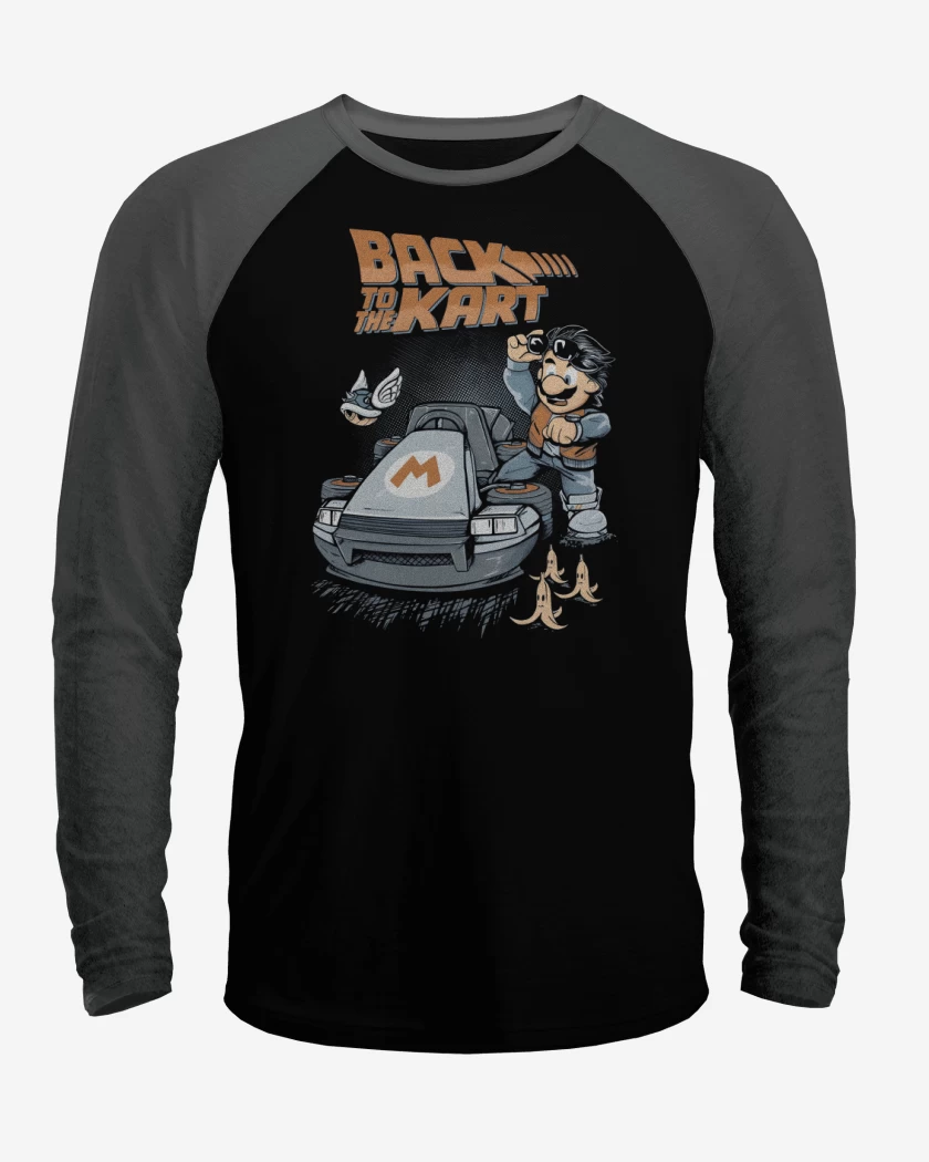Polera Raglan Back to the Kart